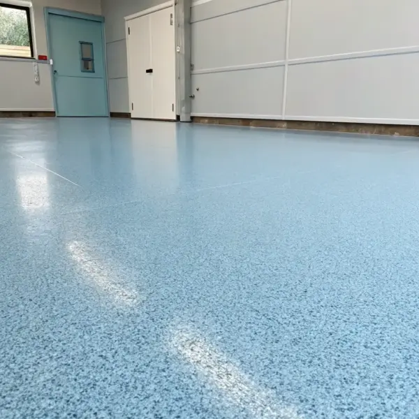 High-Gloss Epoxy Floor Paint - Blue