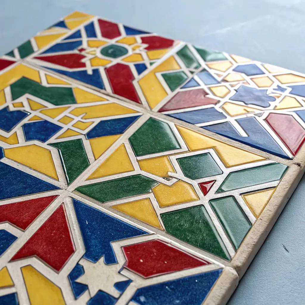 Glossy Colorful Epoxy Tiles - Multi