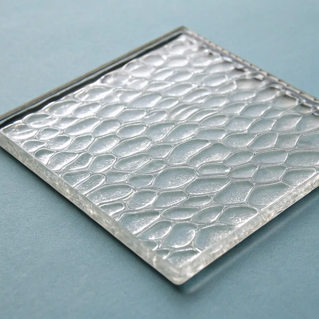 Metallic Finish Epoxy Tiles - Silver